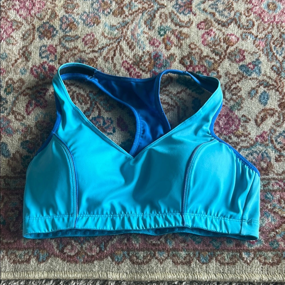 Blue Sports Bra